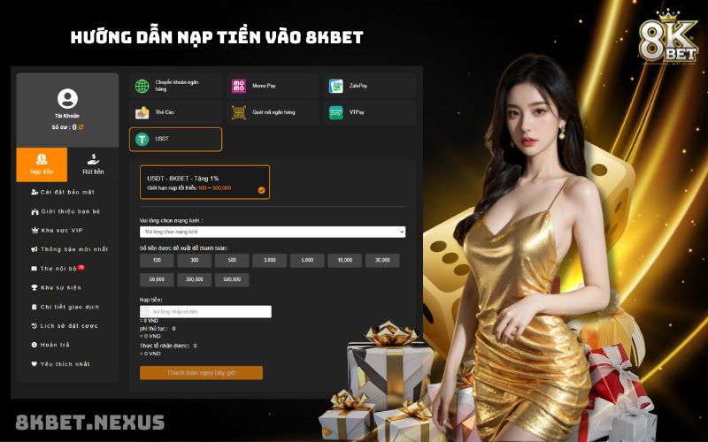 Nạp Tiền 8KBET