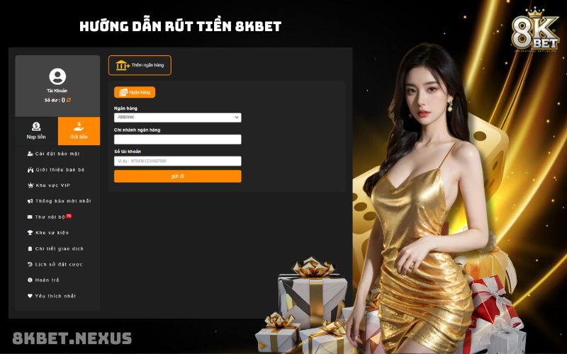 Rút Tiền 8KBET