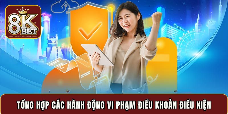 Tổng hợp các hành động vi phạm điều khoản điều kiện
